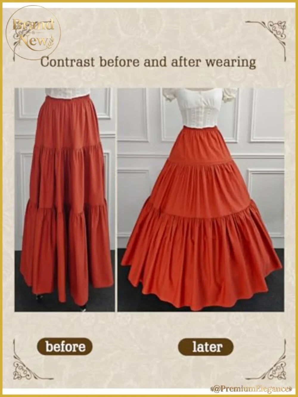 Cotton Hoop Petticoat Crinoline Underskirt Wedding Slip for Women Ball Gown
